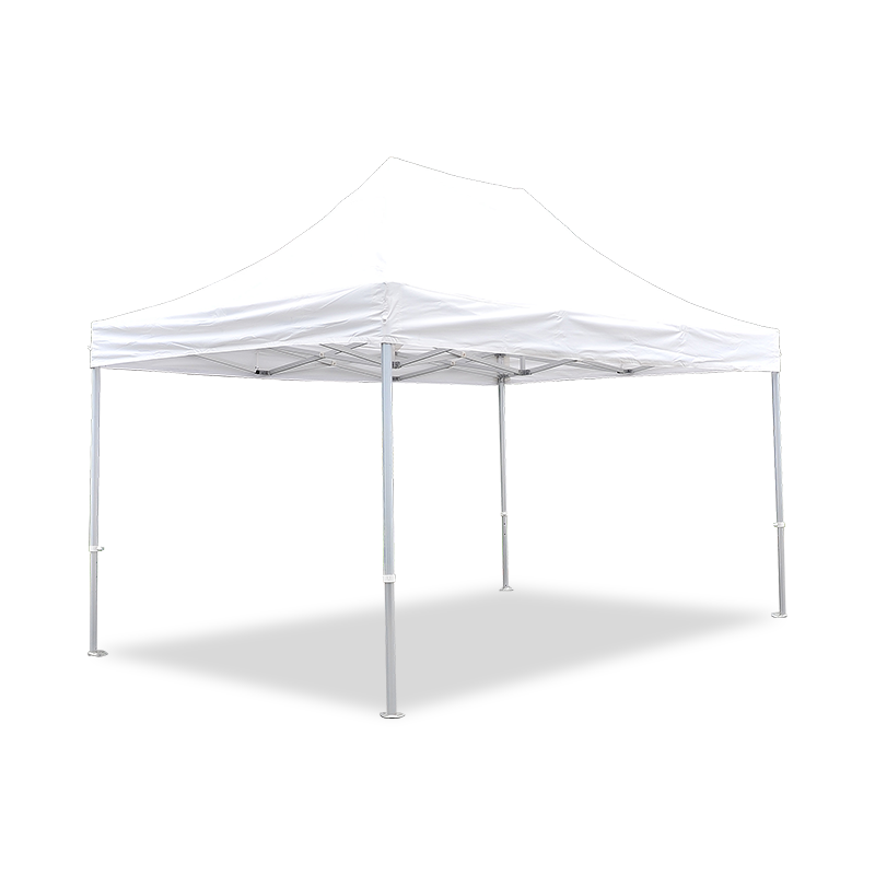 3x4,5 m aluminiumram vikande lusthus 300 g PVC -belagd polyester