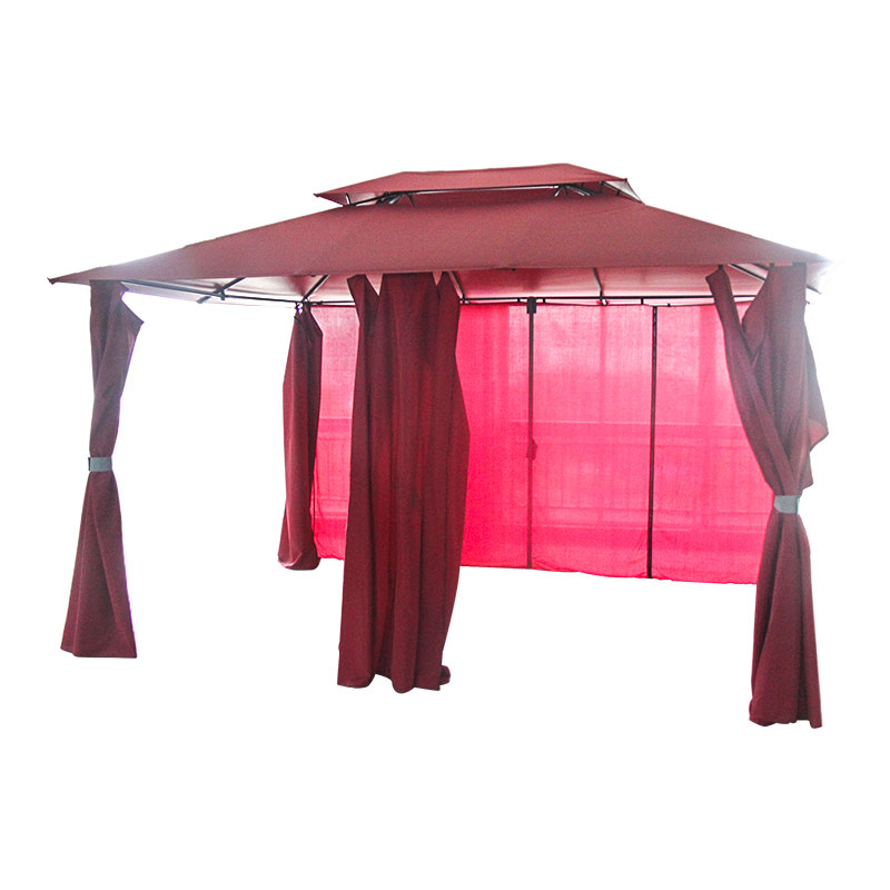 Gazebo Tält utomhus pop -up gazebo canopy skydd med myggnät