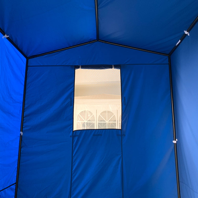 Folding Tent Pro Structure Series 50mm Aluminium + 4 Double Sides PVC 520G/M² TARP för professionella behov eller dagligen använd Blue