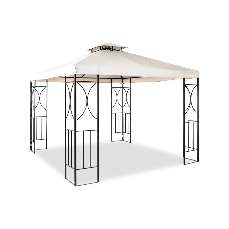 Gazebo ersättande dubbel tier takskydd