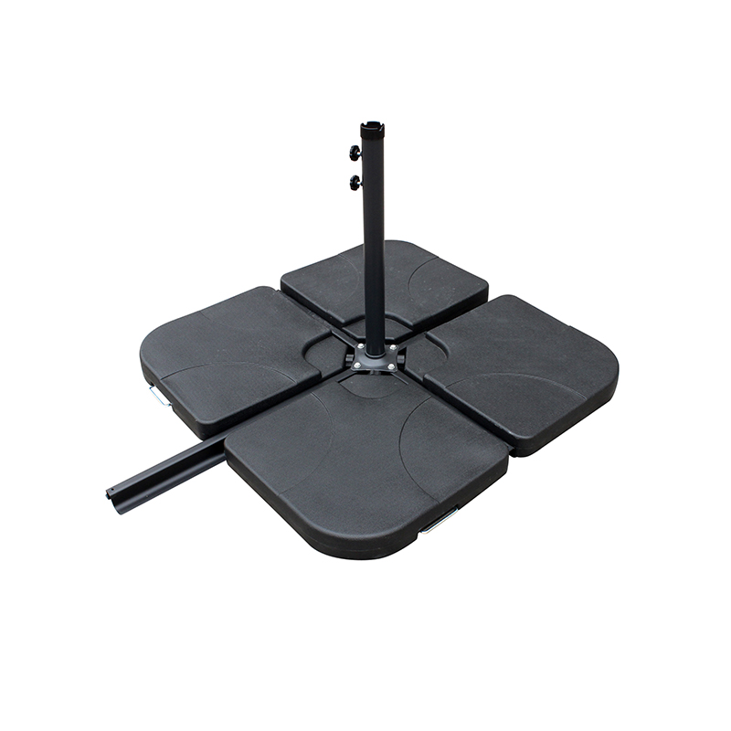 Utomhus uteplats 10 'hängande paraply solskugga w/t tvärbas